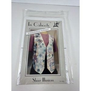 1996 In Cahoots “Sheer Illusions” Sewing Piecing Pattern # IC-1022 Uncut